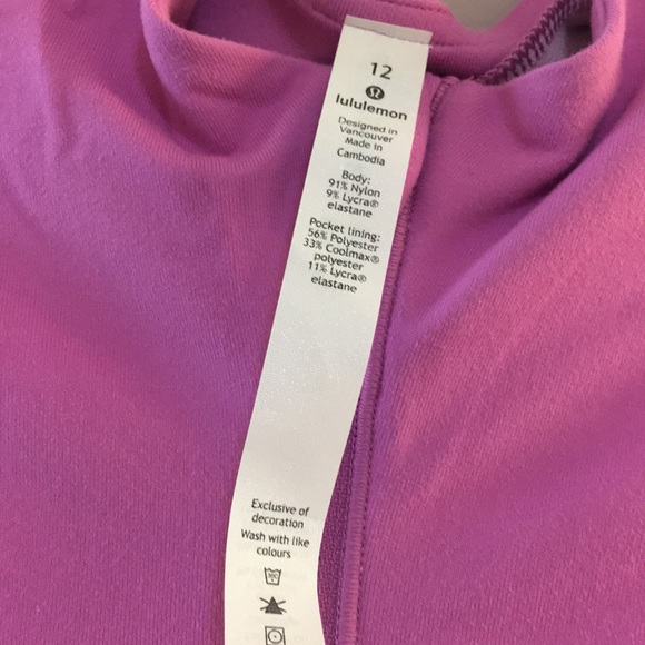 Lululemon half zip size 12 - Picture 3 of 4